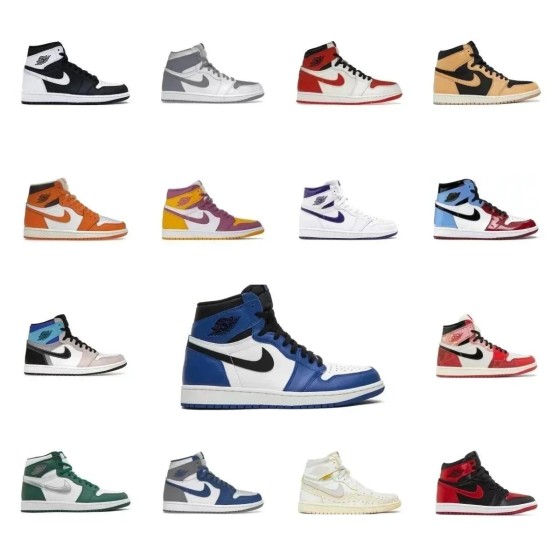 1 Retro High  合集Casual sneakers -0481