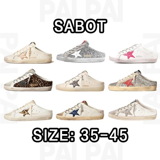 GGDB Sabot  圆头一脚蹬包头拖鞋 -5132