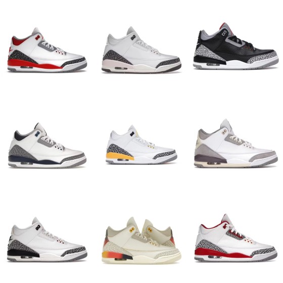 QD  AJ3简约舒适 耐磨 中帮 复古篮球鞋 -4541
