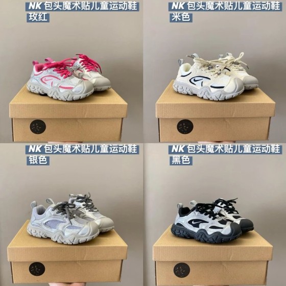 NK软底舒适 耐用轻便 防滑减震透气 低帮儿童跑步鞋-4122