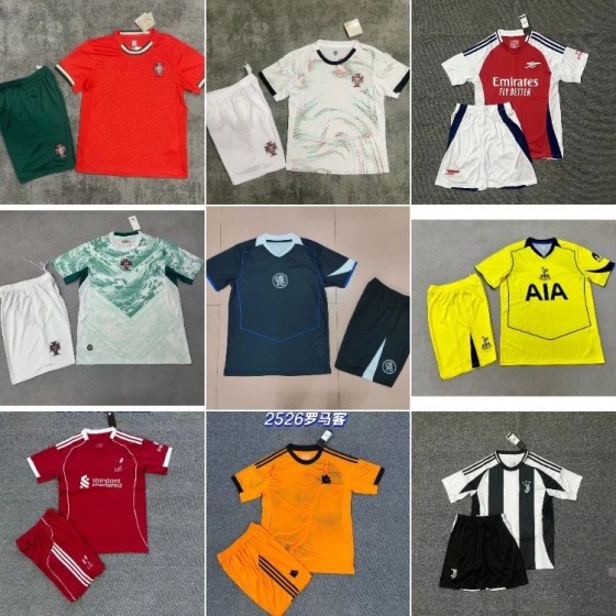 2526赛季国家队俱乐部足球服套装球衣jersey-6388