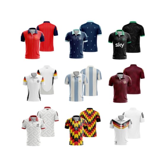 2627世界杯新款足球服同款POLO球衣-6287